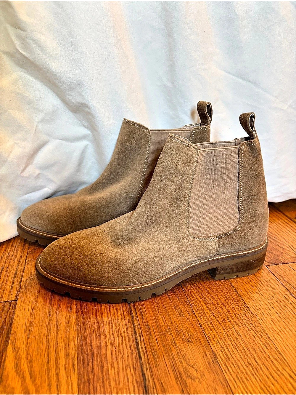 Steve Madden Leopold Leather Ankle Boots US 8.5 New
